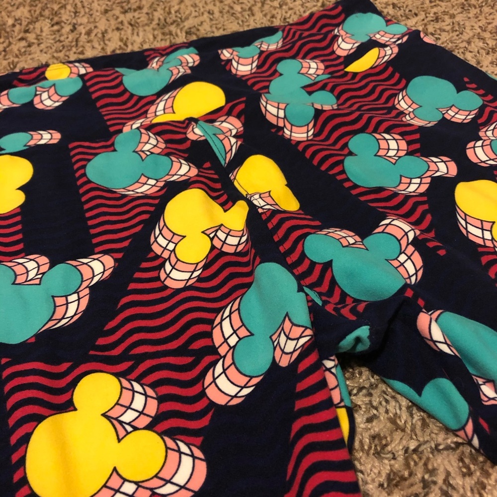 🐭Disco Mickey!🐭 Lularoe Tall n Curvy Leggings